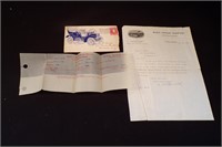 1906 Buick Motor Company Letter & Repair Order