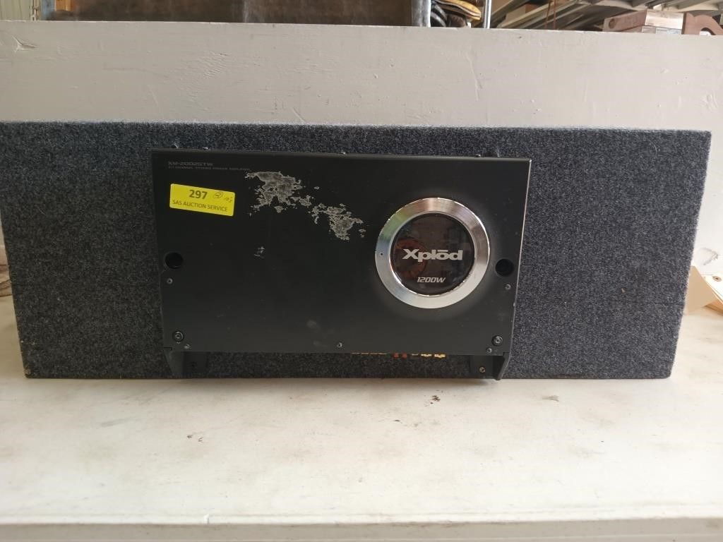 XM-2002GTW 2/1 channel stereo power amplifier w/