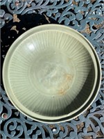 Antique Celadon Chinese Bowl 13" Diameter