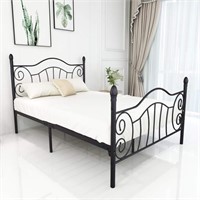 Victorian Vintage Style Platform Metal Bed Frame F