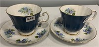 2 Royal Grafton Cups & Saucers