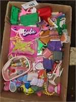 Full Flat Vintage Barbie Accessories