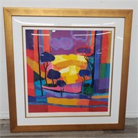 Pencil signed & numbered Marcel Mouly lithograph