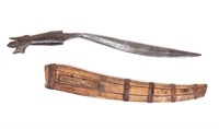 Visayan Talibong Dagger w/Scabbard, pre-WWII