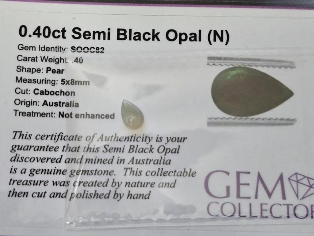 .40ct Semi Black Opal