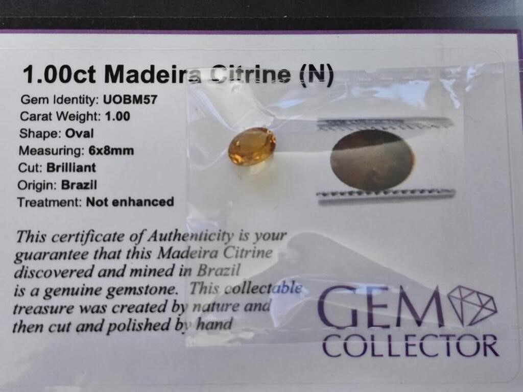 1.00ct Madeira Citrine