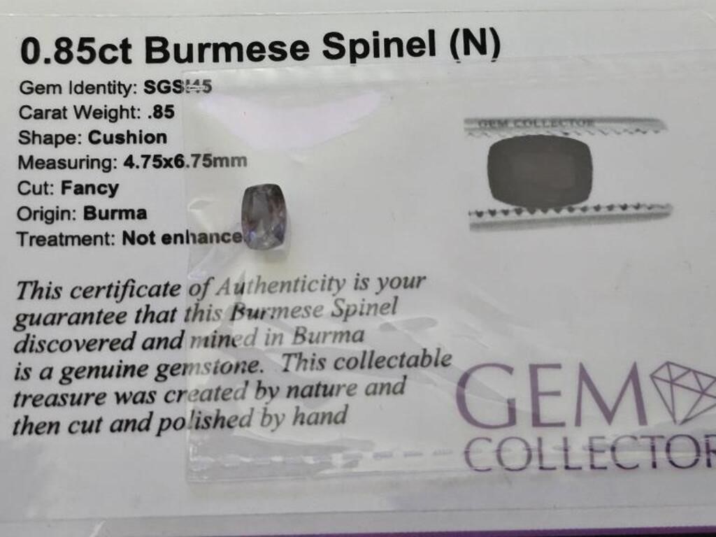 .85ct Burmese Spinel
