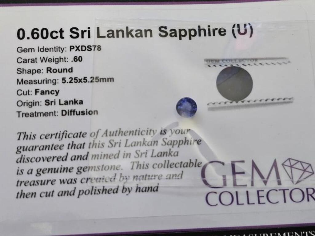 .60ct Sri Lankan Sapphire