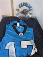 PANTHERS JERSEY 2XL & PLATE