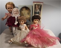 6 Dolls- 2 Dolls in Original Box- The Porcelain