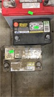 2 Batteries, 1 Sump Pump Standby Battery UNTESTED
