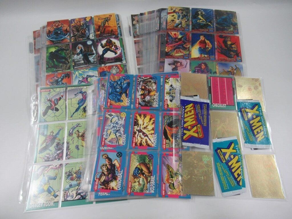 Marvel 1990s Trading Card Sets w/Some Chase Cards