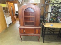 Antique Dome Top China Cabinet
