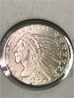 Golden State Mint-1/10oz .999 fine silver Indian