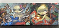 2pc Jasmine Becket-Griffith LE Artist Embellished