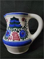 Vintage Persian Ware German Pottery Pitcher Floral