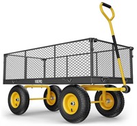 Vibemo Garden Cart, 2-in-1 1400 lbs Heavy Duty Wag
