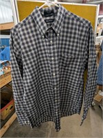 mens lg button up shirt