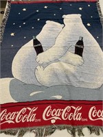 Coca Cola Polar Bear throw