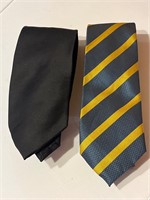 Stacy Adams and striped silk tie