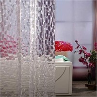 Adwaita Heavy Duty Shower Curtain CLEAR 3D Crystal