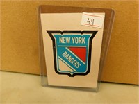 1977 OPC New York Rangers #333 Team Card