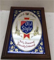 * Old Style Beer Adv Mirror  15 x 21