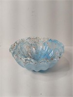 Aquama Handblown Glass Bowl W/Copper U16A