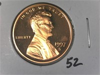 1997-S Proof Lincoln Cent