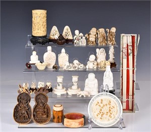 Group of Assorted Bone Carvings