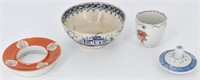 4 Pc Antique Assort. Chinese Porcelain Items