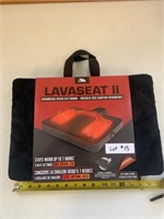 Lavaseat II Rechargeable Heated Seat Cushion