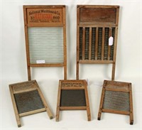 Five Washboards and One Butter Mold