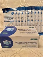 Face Mask Disposable Protective 50 Pcs (5 Pcs Pa