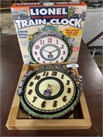 Lionel 100th anniversary train clock