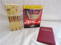 VHS Cuba/Dvd Africa,Pocket Scrabble Game