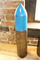 Unmarked Military Shell with Blue Tip