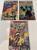 Vintage Metal Men Logan’s Run Comics lot
