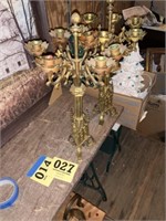 2 brass  candle holders