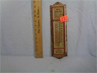 Potter Funeral Home Metal Thermometer 13"x4"