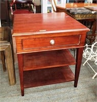 End Table One Drawer 29"h, 27"