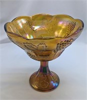 Indiana Glass Iridescent Harvest Gold Bowl