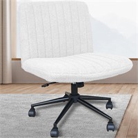Kadunmina Armless Office Desk Chair with Wheels, M