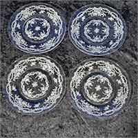 4 Fostoria "Romance" Plates