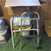 Potty Chair, Bed Pans, & Walker
