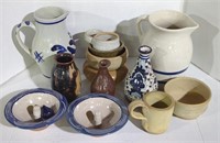 (E) Pottery Jugs, Bowls, Vases & More