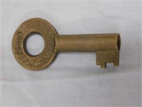 IHB Railroad brass key, 17227