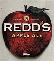 (T) Redd’s Apple Ale Embossed Metal Sign, 17x19in