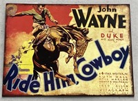 (T) John Wayne and Duke Ride Him, Cowboy Metal