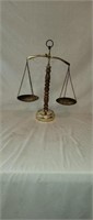 Vintage Metal and Wood Justice Scale